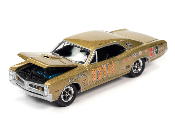 1969 Pontiac GTO Judge Pro Stock Orange 1/24 Diecast Car Model by Jada