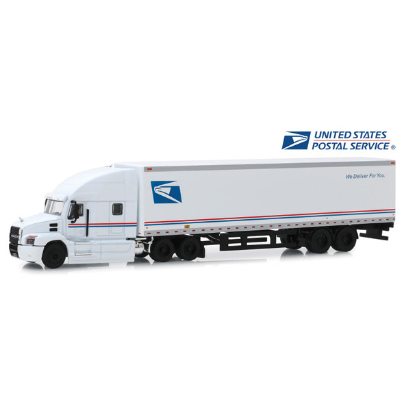 2019 Mack Anthem 18 Wheeler Tractor-Trailer "USPS" (United States Postal Service) We Deliver