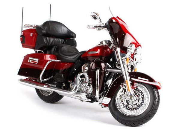 2013 Harley Davidson FLHTK Electra Glide Ultra Limited Red Bike 1/12 Diecast Motorcycle Model by Maisto