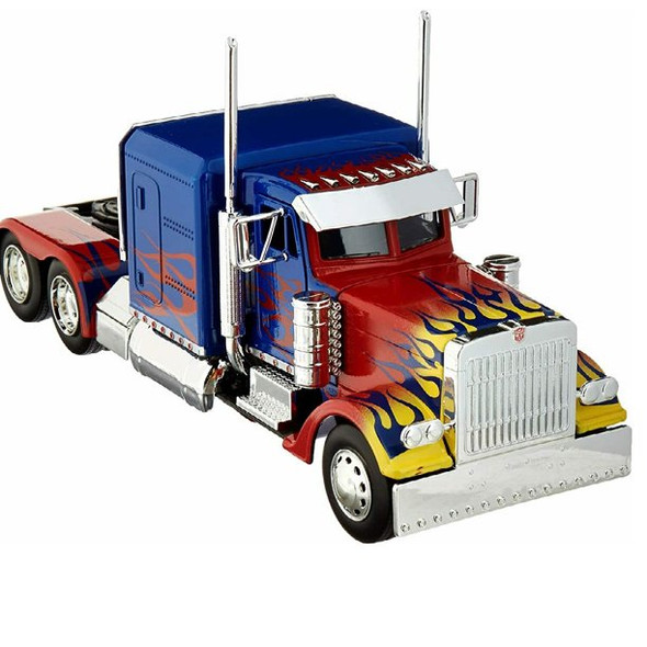 Optimus Prime Truck with Robot on Chassis from "Transformers" Movie "Hollywood Rides" Series 1/32 Diecast Model by Jada