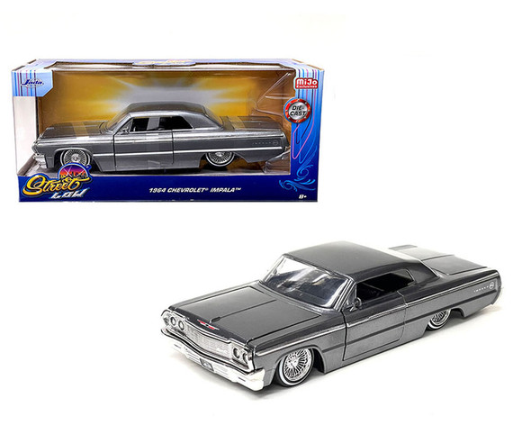 JOHNNY LIGHTNING 1996 CHEVROLET IMPALA SS CUSTOM 1/64 DIECAST GREY