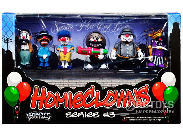 HomieClowns  Series 3  "Set of 6 Pieces by Homies"