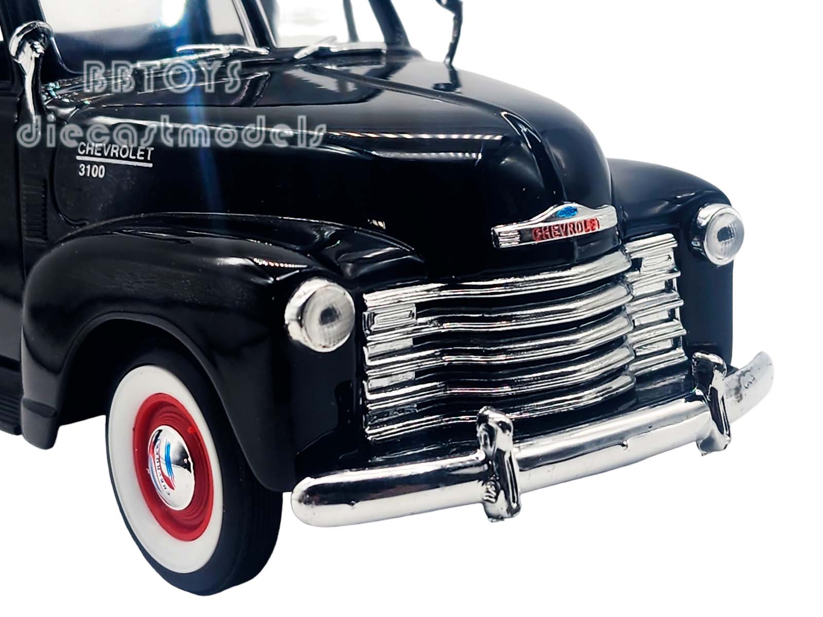 1953 CHEVROLET 3100 PICK UP BLACK 1/24 DIECAST MODEL WELLY