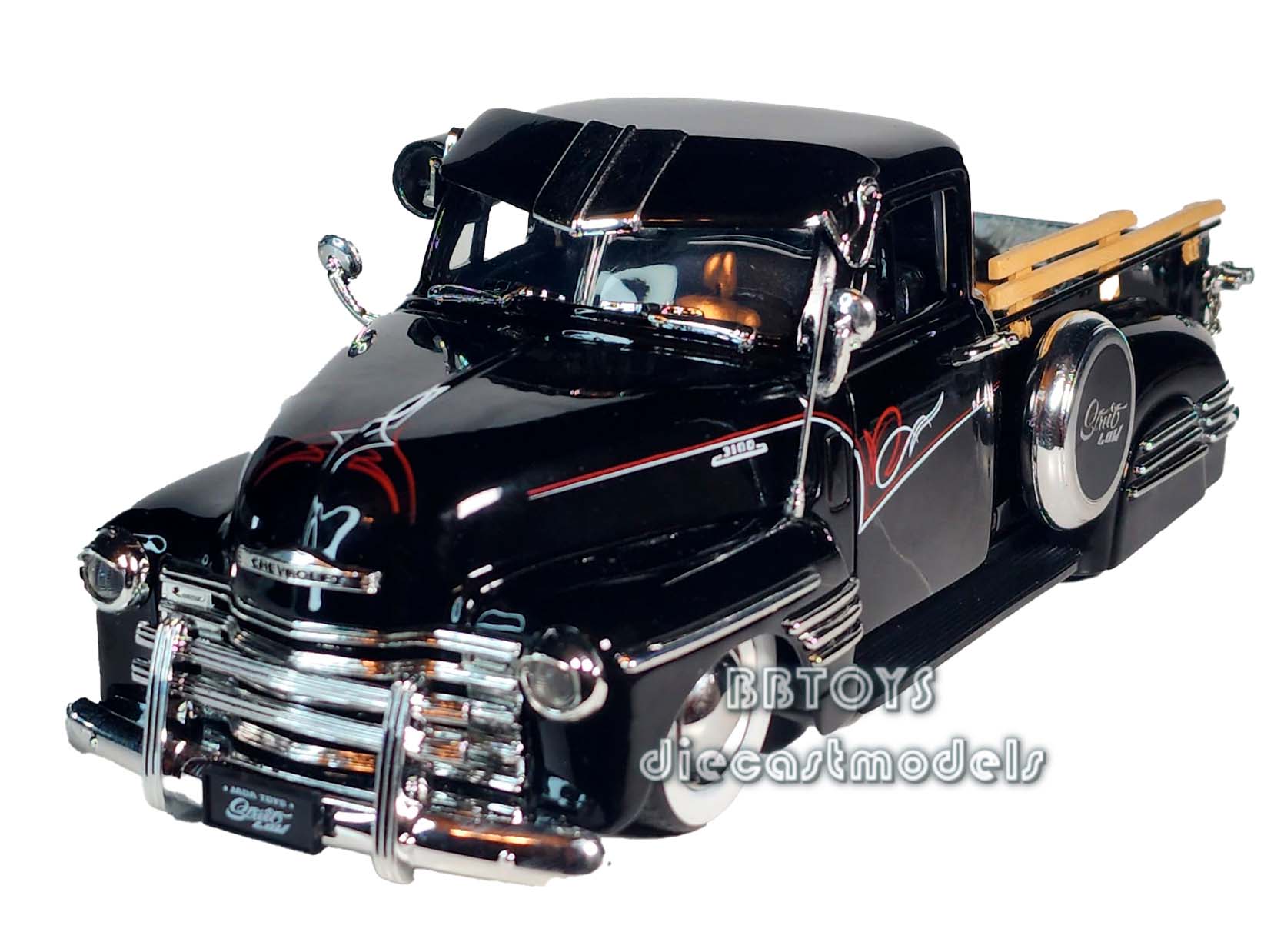 1951 Chevrolet Pickup Lowrider Black Street Low Limited Edition 1 