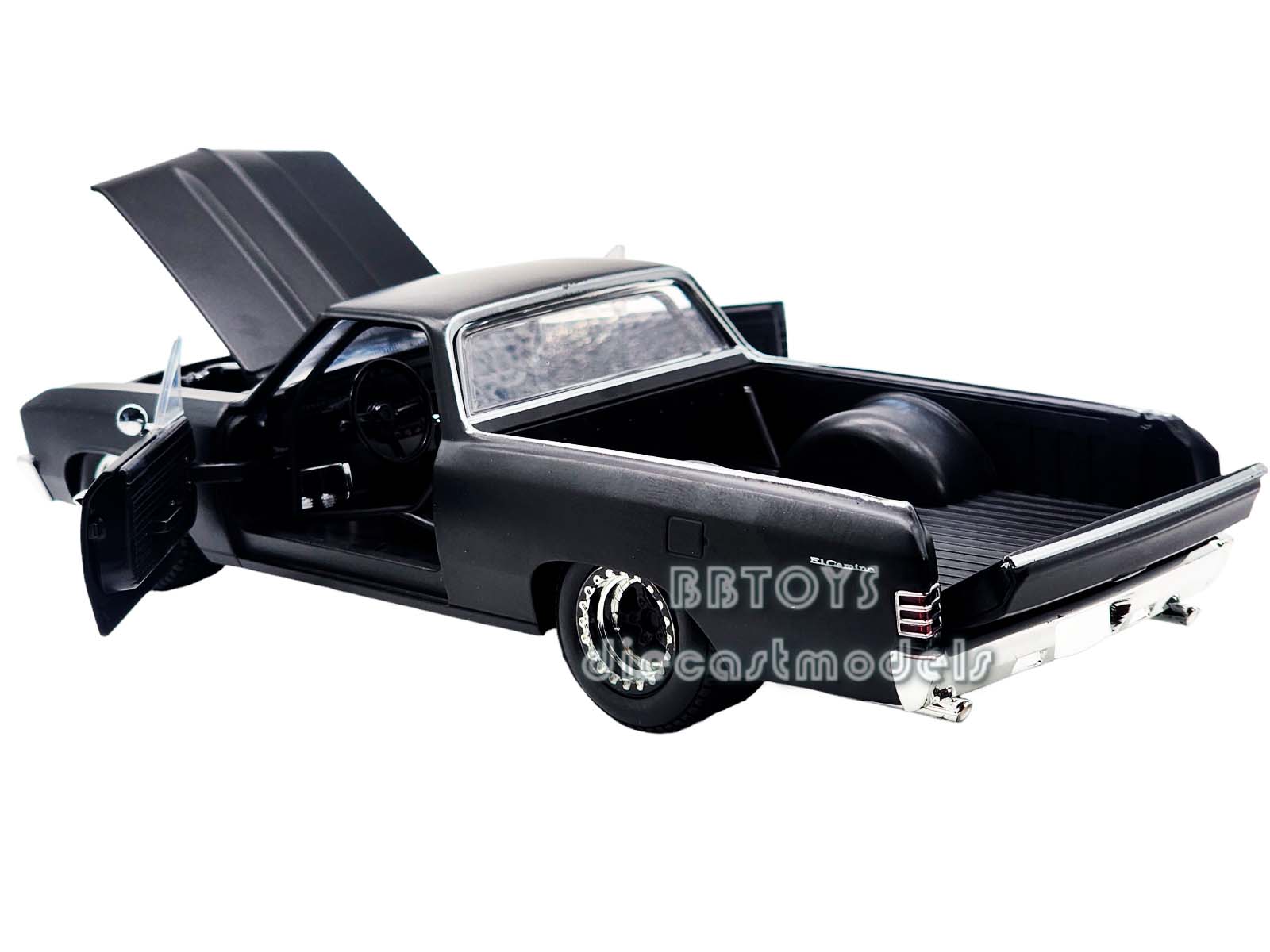 1967 CHEVROLET CAMINO BLACK FAST FURIOUS SERIES 1/24 JADA TOYS
