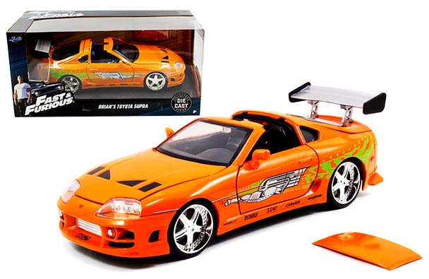 Brian?s Toyota Supra Orange with Graphics 