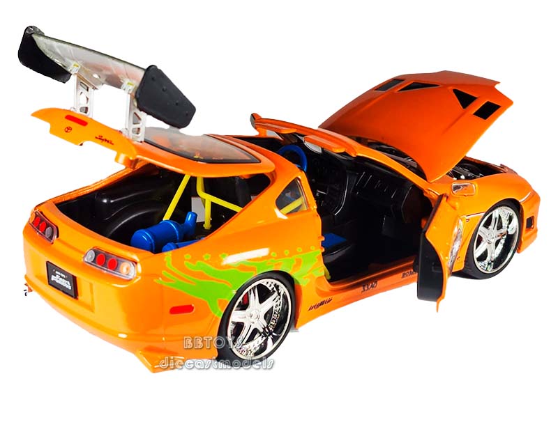 Brian?s Toyota Supra Orange with Graphics 