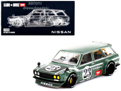 Datsun 510 Wagon V3 RHD (Right Hand Drive) Dark Green with