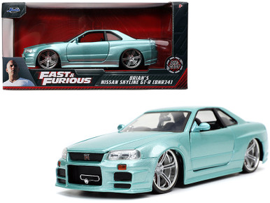 レア HW 日産スカイラインGT-R BNR34 Fast & Furious Hot Wheels Fast & Furious Nissan Skyline GT-R for sale