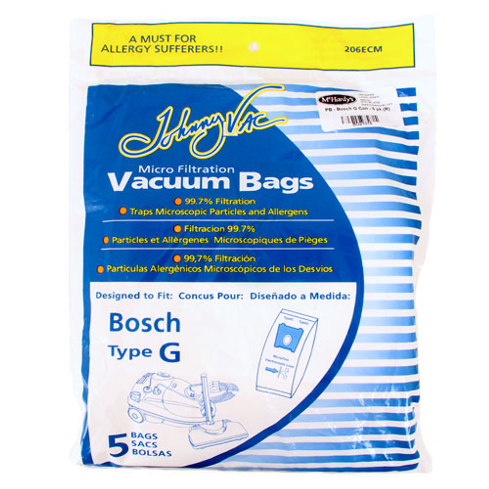 Buy Bosch Vacuum Cleaner Bags Type G 5pk from Canada at