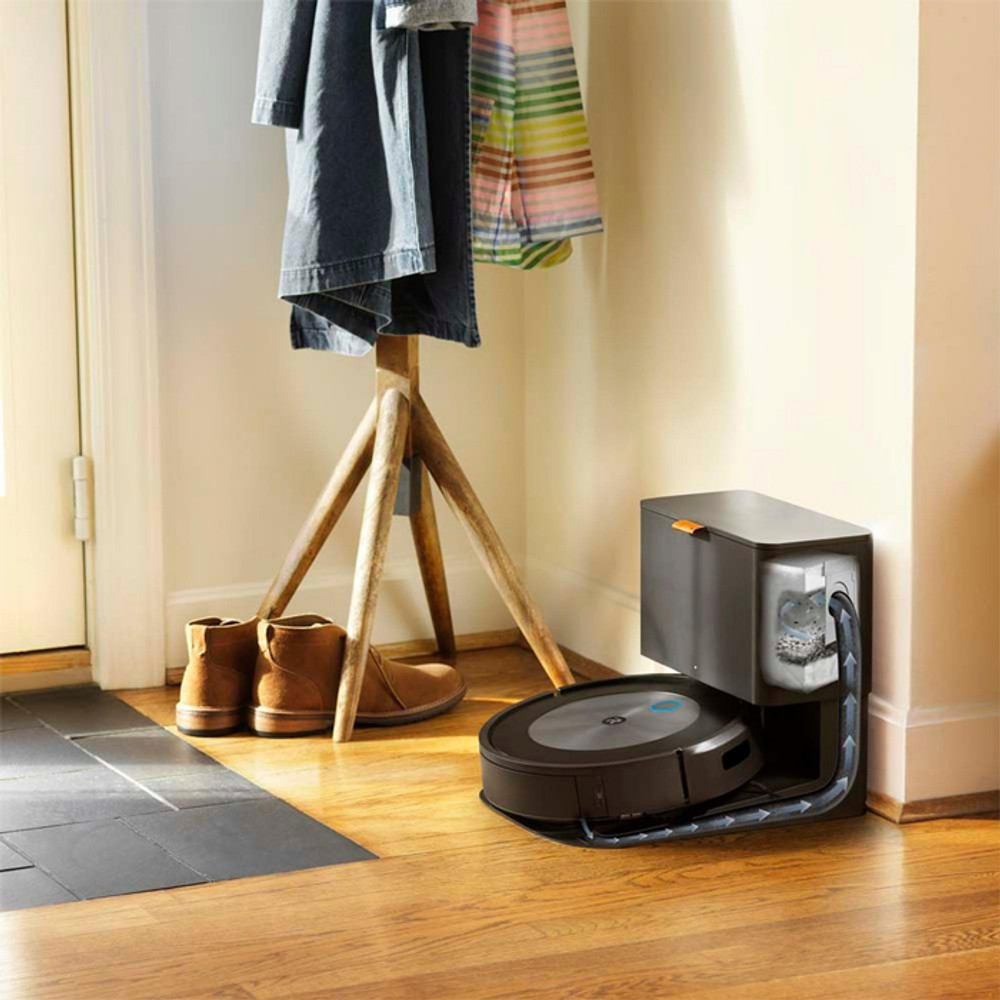 Roomba j7+ uses Clean Base Automatic Dirt Disposal