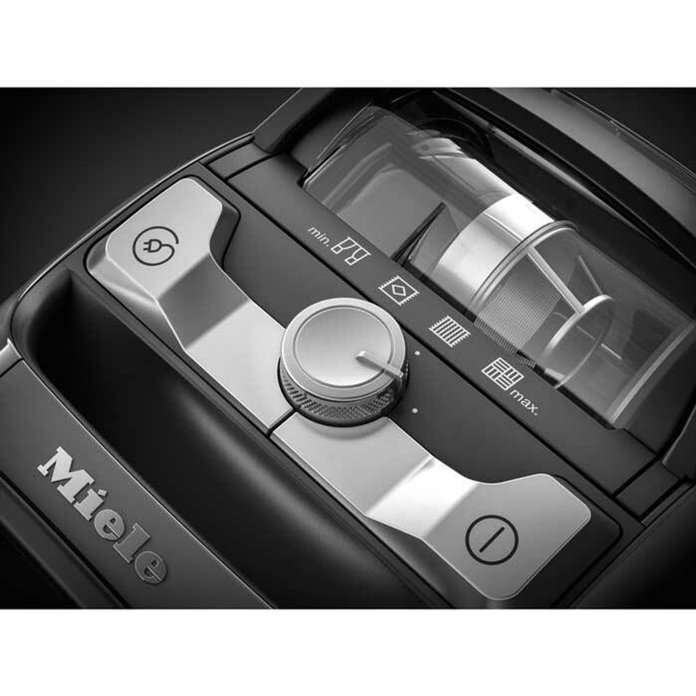 Miele Boost motor and cord-winder controls. 