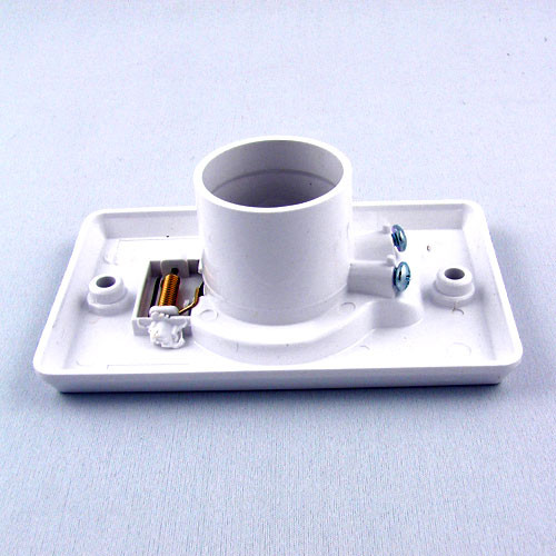 Buy Central Vacuum Inlet Plain White 015235 from Canada at