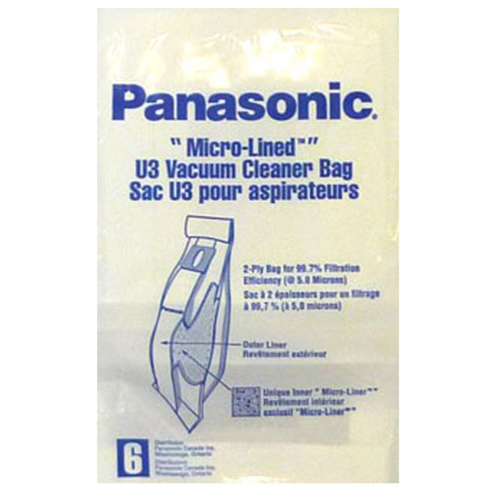 3M Arm & Hammer Kenmore C, Q & 5055/Panasonic C-5 and C-18 Premium Allergen  Vacuum Bag (3-Pack) | Hammond Hardware