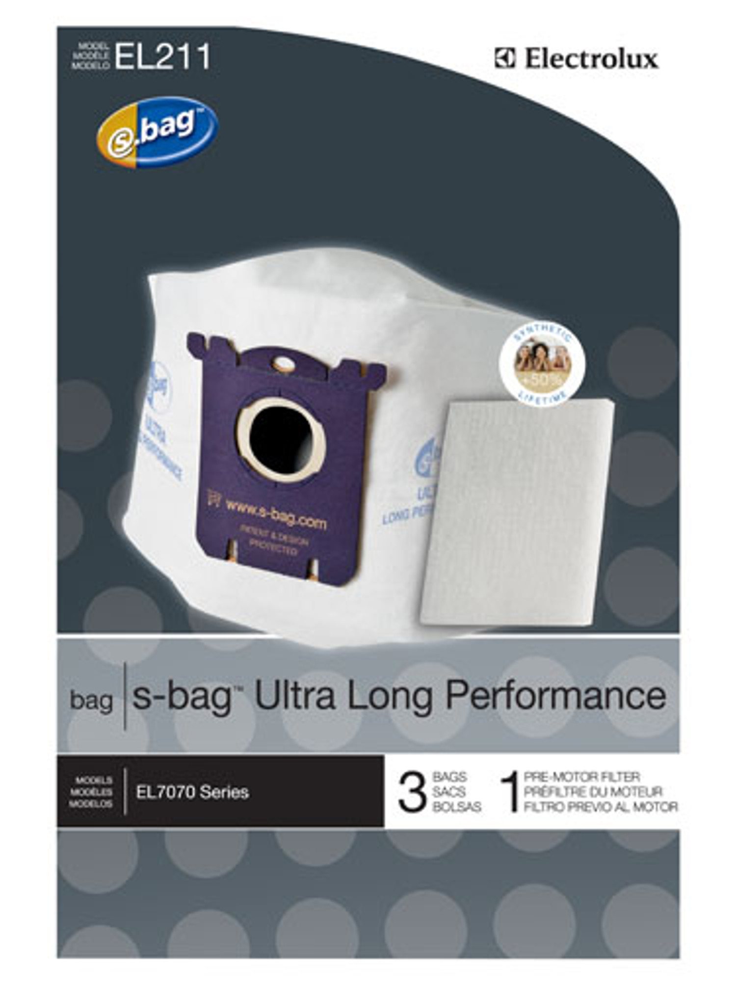 Electrolux S-Bag Ultra Long Performance 3-pack. EL211A. Sealed. Vacuum  Cleaner