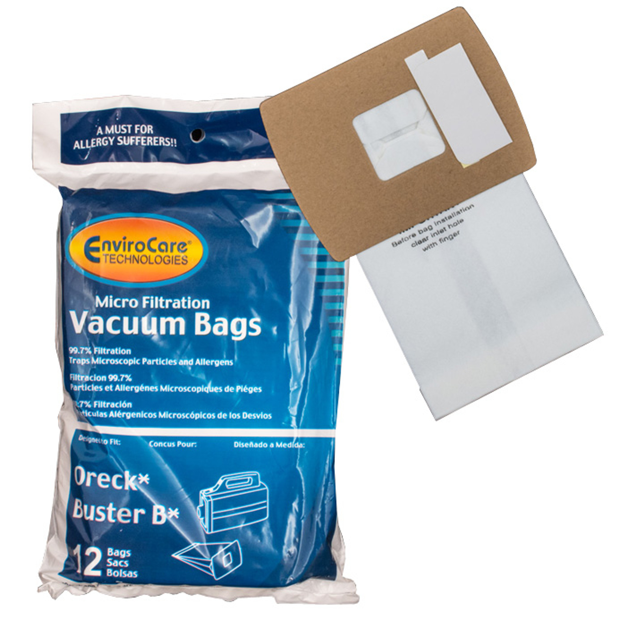 10 Oreck vacuum bags Oreck disposable for Xlpro14t Upro14t X