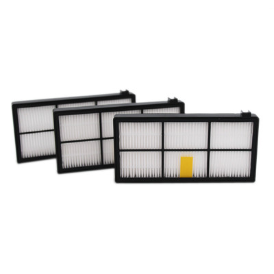 Filtre pour iRobot Roomba 500 jaune avec joint 3 pcs aspirateur robot  27IR02, 27-IR-02