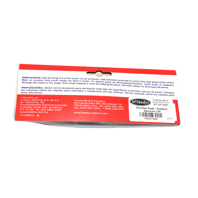 Replacement Lambs Wool Floor Polisher Pads