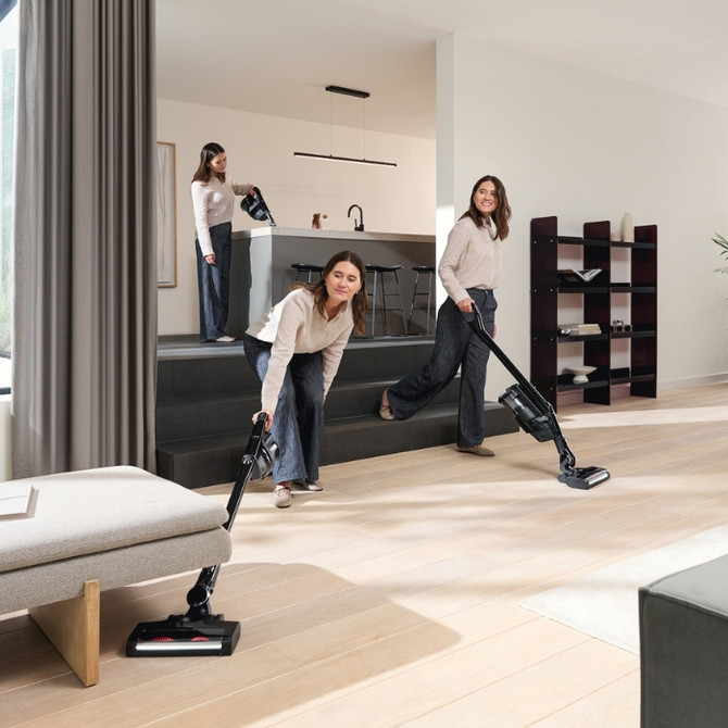 HX3 Triflex by Miele has 3 cleaning options