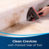 Deep clean stair corners and edges where most carpet cleaners can't reach. 