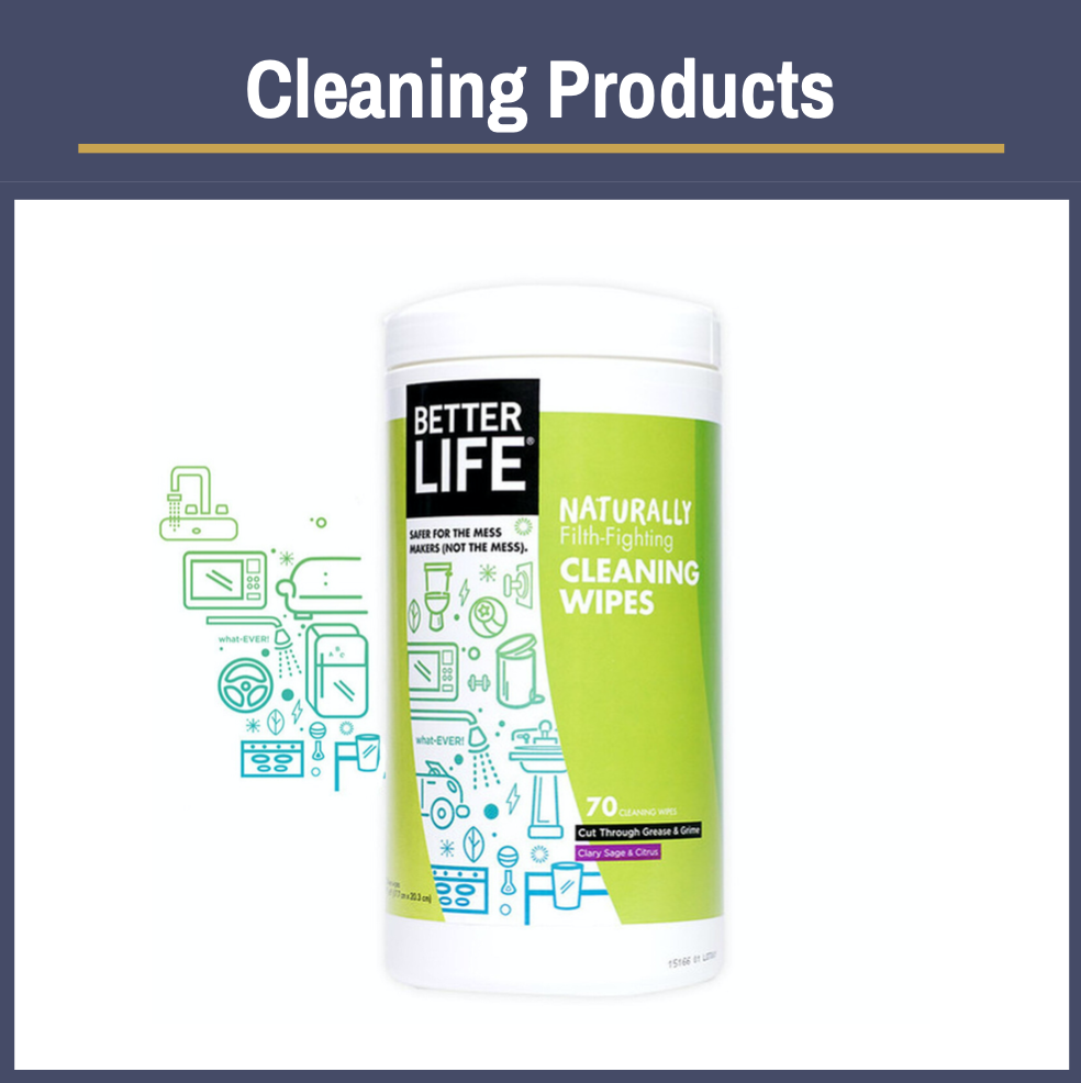 Better Life Cleaning Wipes, Clary Sage & Citrus - 70 wipes