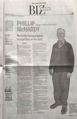 McHardy Vacuum 70th Anniversary London Free Press