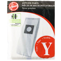 Hoover Style Y Allergen Upright Vacuum Cleaner Bags 3pk