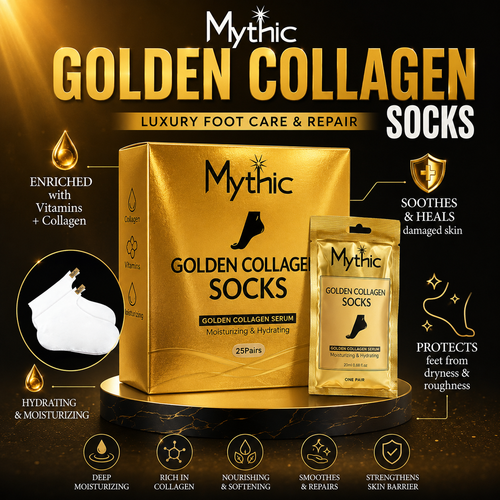 Golden Collagen Socks/Case 300pcs