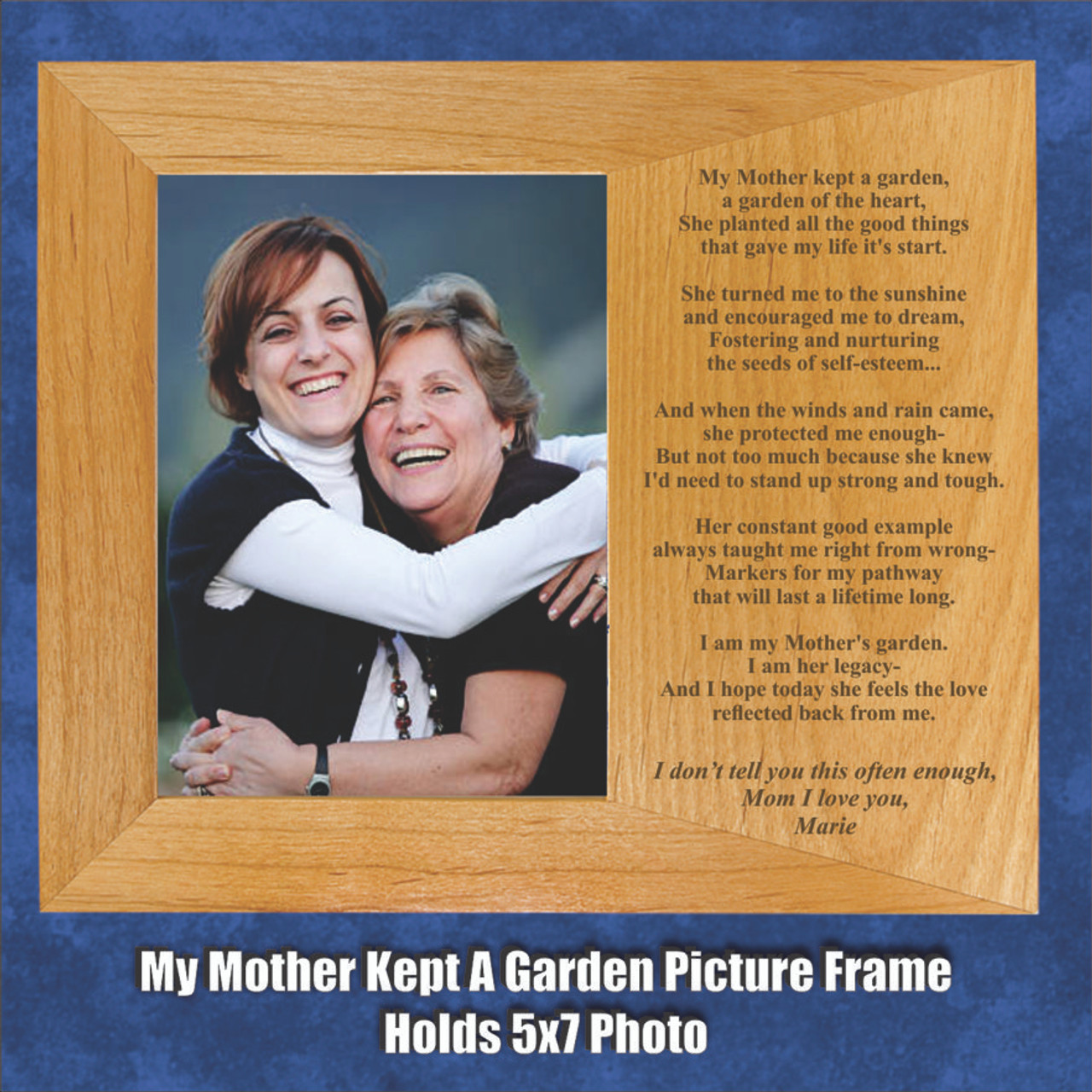 Personalized True Love Wooden 4x6 Photo Frame