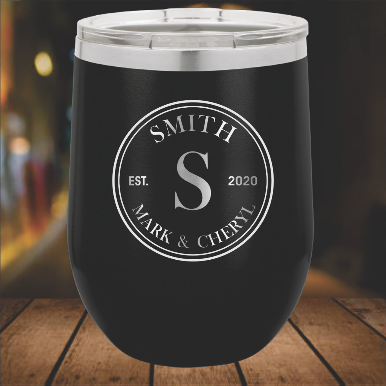 PERSONALIZED Authentic 10 oz Yeti Wine Tumbler - LASER ENGRAVED