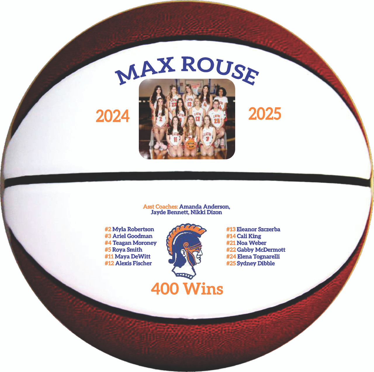 State Championship Custom Basketball Award