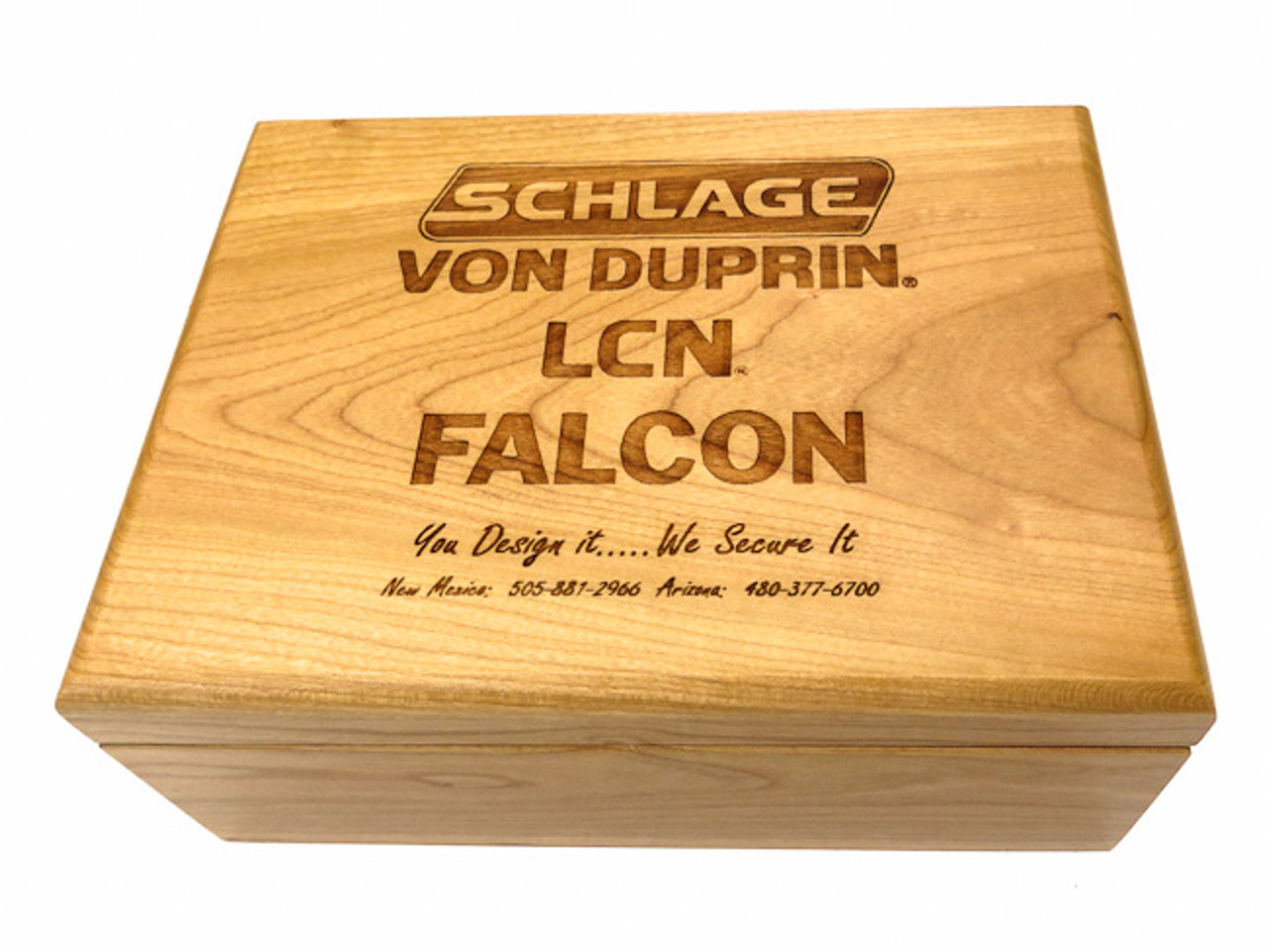 Small Wooden Box with Hinged Lid 10 x 6 x 2 Personalized Laser Engraving  Available