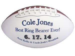 Best Ring Bearer Ever Custom Football Best Ring Bearer Ever Custom Football