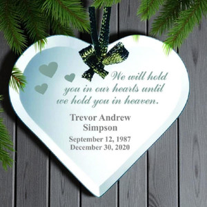 Personalized Memorial Ornament Personalized Memorial Ornament