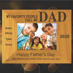 My Favorite People Call Me Dad Personalized Picture Frame My Favorite People Call Me Dad Personalized Picture Frame