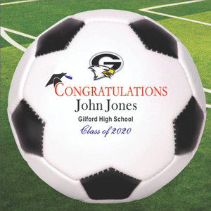 Personalized Graduation Soccer Ball - Full Size Personalized Graduation Soccer Ball - Full Size
