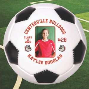 Graduation Photo Soccer Ball Graduation Photo Soccer Ball