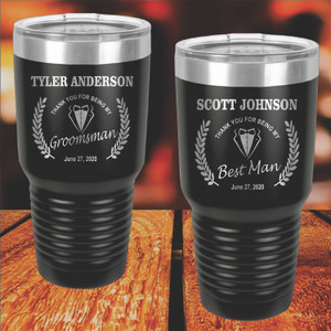 Personalized Groomsmen Tumbler Personalized Groomsmen Tumbler
