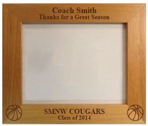 Personalized Thanks Coach Picture Frame