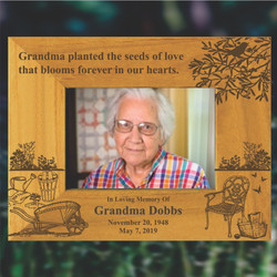 In the Garden Personalized Memorial Frame. In the Garden Personalized Memorial Frame.
