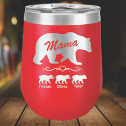Mama Bear Personalized Wine Tumbler Mama Bear Personalized Wine Tumbler
