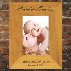 Premier Showing Engraved Personalized Picture Frame Premier Showing Engraved Personalized Picture Frame