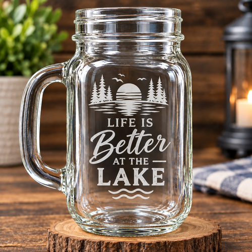 Better at the lake engraving
