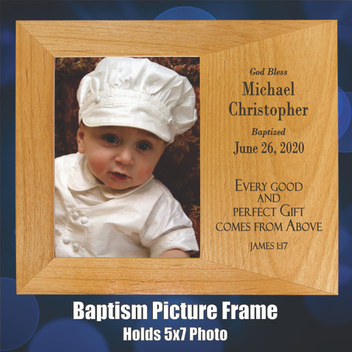 Personalized Baptism Picture Frame