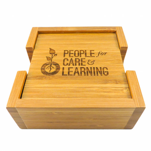 Eco friendly personalized bamboo coasters are made from a renewable resource, these are a great gift for those who strongly believe in being green.