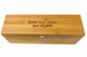 Custom Engraved bamboo wine box to commemorate special date! Custom Engraved bamboo wine box to commemorate special date!
