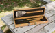 Personalized 3 Piece Bamboo BBQ Set in Bamboo Case