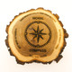Code of honor custom rustic log plaque. Code of honor custom rustic log plaque.