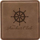 The rich dark brown leather will make a great gift for the yacht club The rich dark brown leather will make a great gift for the yacht club
