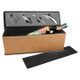 Personalized Leatherette Wine Box Showing Accessories. Personalized Leatherette Wine Box Showing Accessories.